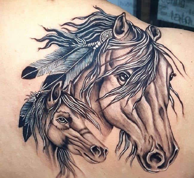 31 Simple & Easy Horse Tattoo Ideas